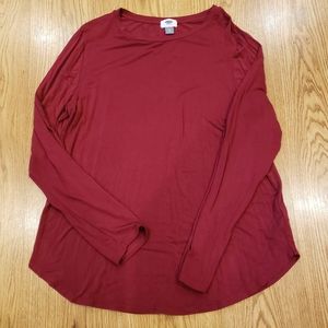 Long sleeve crew neck